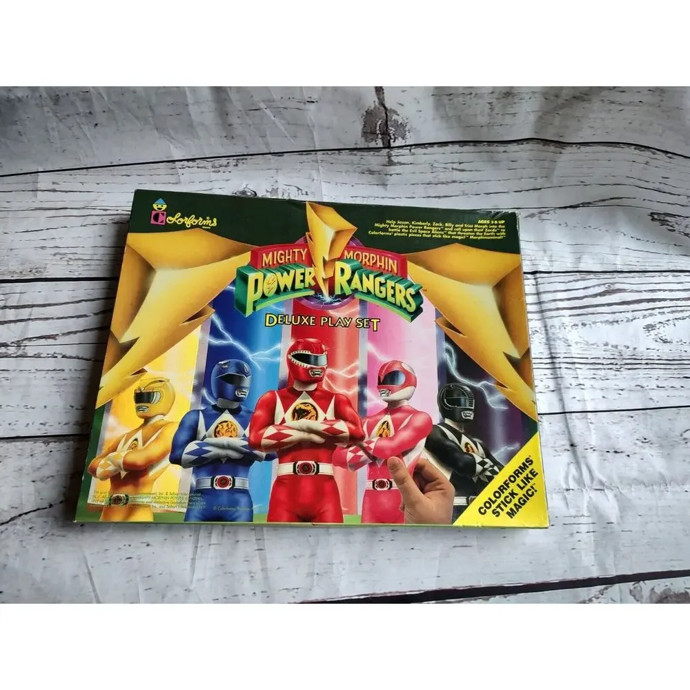 Mighty Morphin Power Rangers Colorforms 1993 Deluxe Play Set - Picture 1 of 9